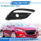 Front Right Fog Light Grill MA1039135/MA1039143 for Mazda 3 (2017–2018)
