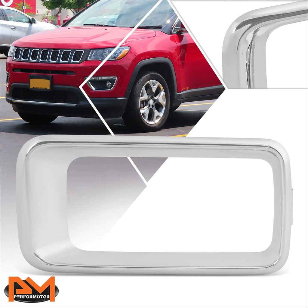 Front Grille Trim Moulding Insert Chrome for Jeep Compass (2011–2017)