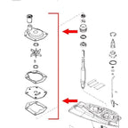 Water Pump Repair Kit for Mercury Mariner 25-50 HP Outboard (821354A04)