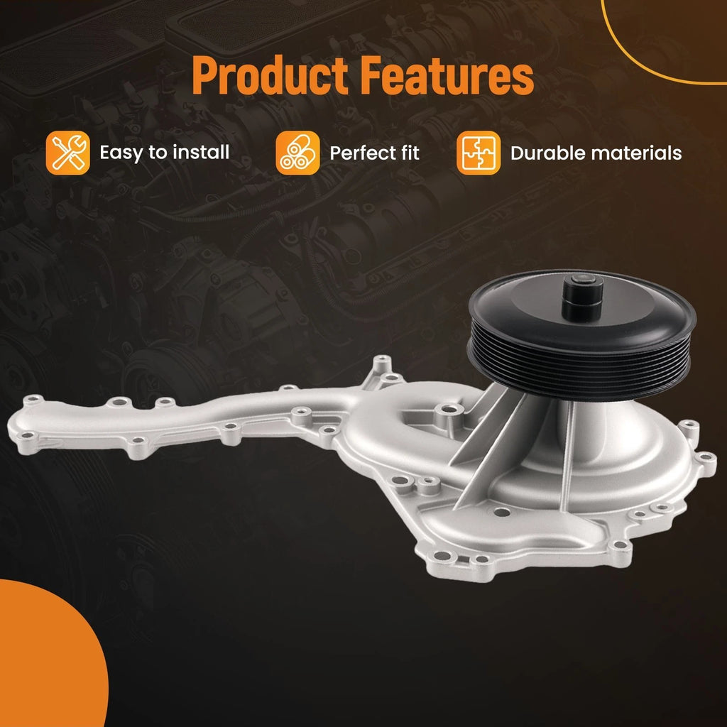 Cooling Water Pump for Ford F-350 F-450 F-550 (6.7L Diesel) 2011-2016