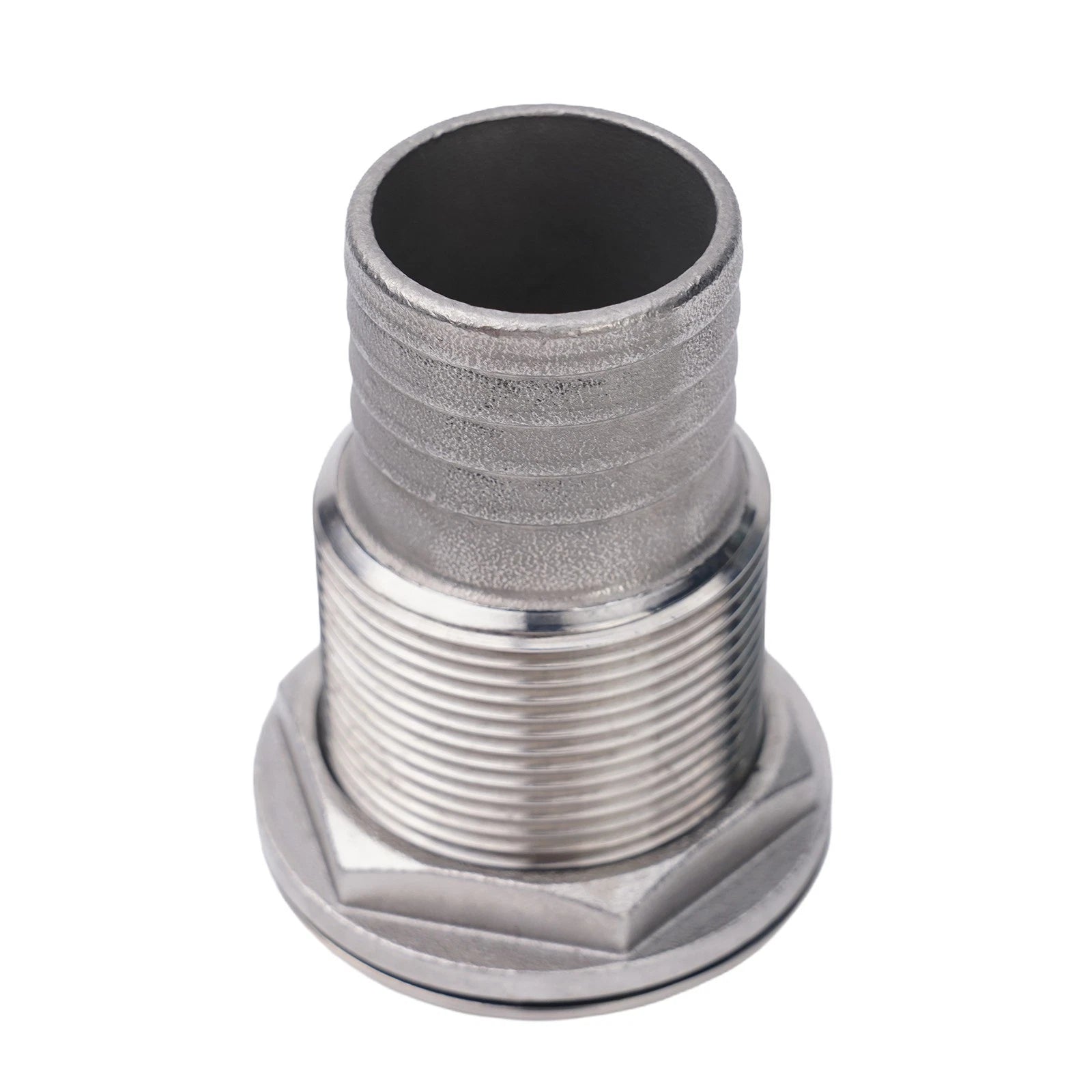316 Stainless Steel Straight Through Hull Drain for Marine Applications