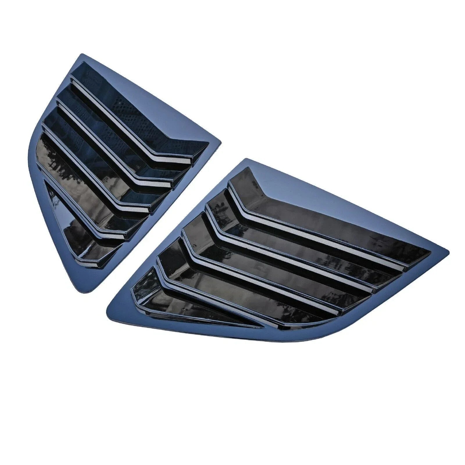 Rear window trims 2 x Gloss Black window blinds for Honda CR-V (2023–2024)