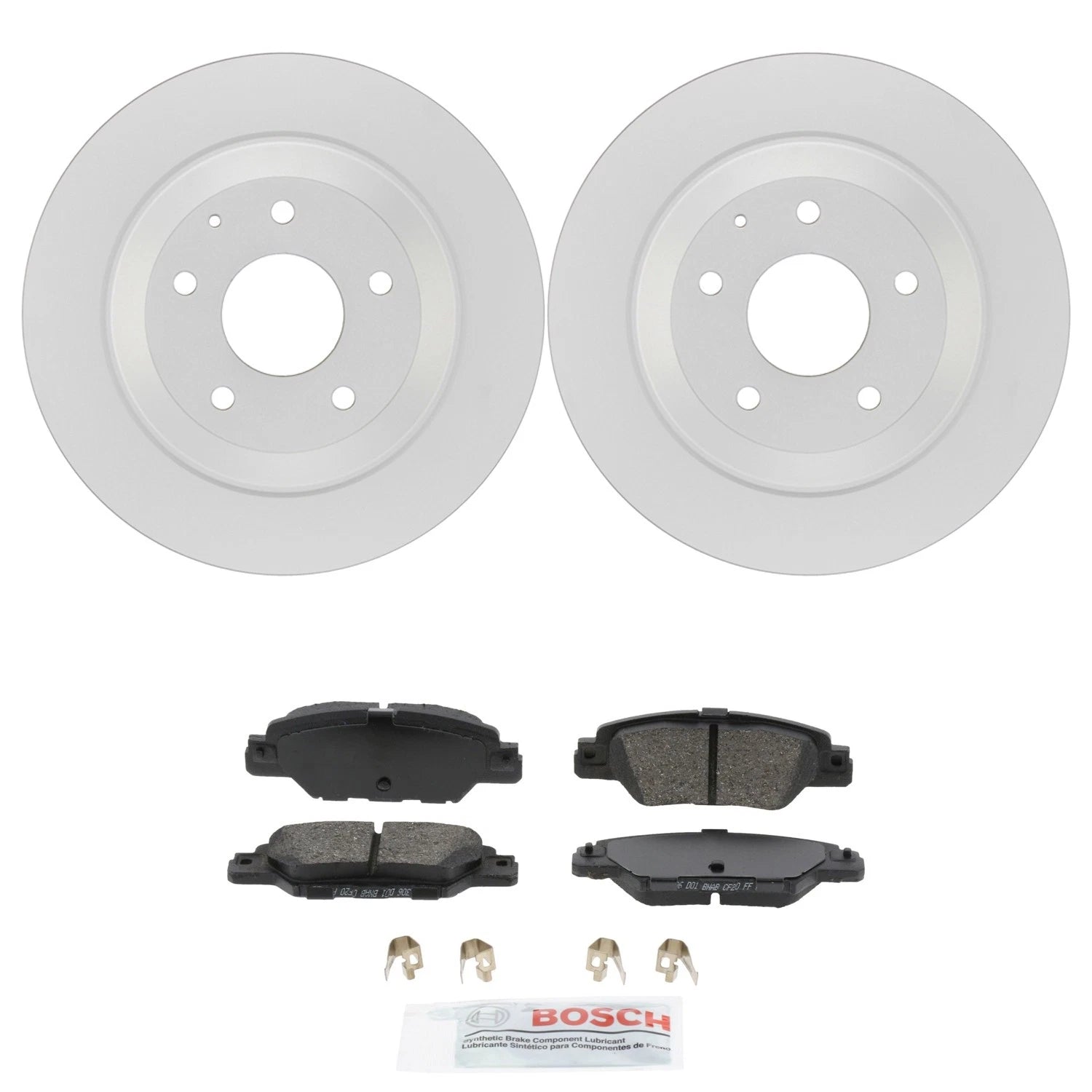 Bosch 2X Rear 303mm Disc Brake Rotors & Ceramic Pads for Honda CX-5 (2016–2023)