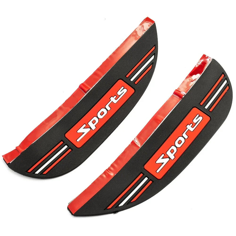 2 x Rear View Mirror Rain Eyebrow Board Rain Remover Cover for Car