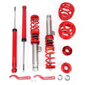 Set of 4 Red Suspension Coilovers for BMW 3-Series E46 (1999–2005)