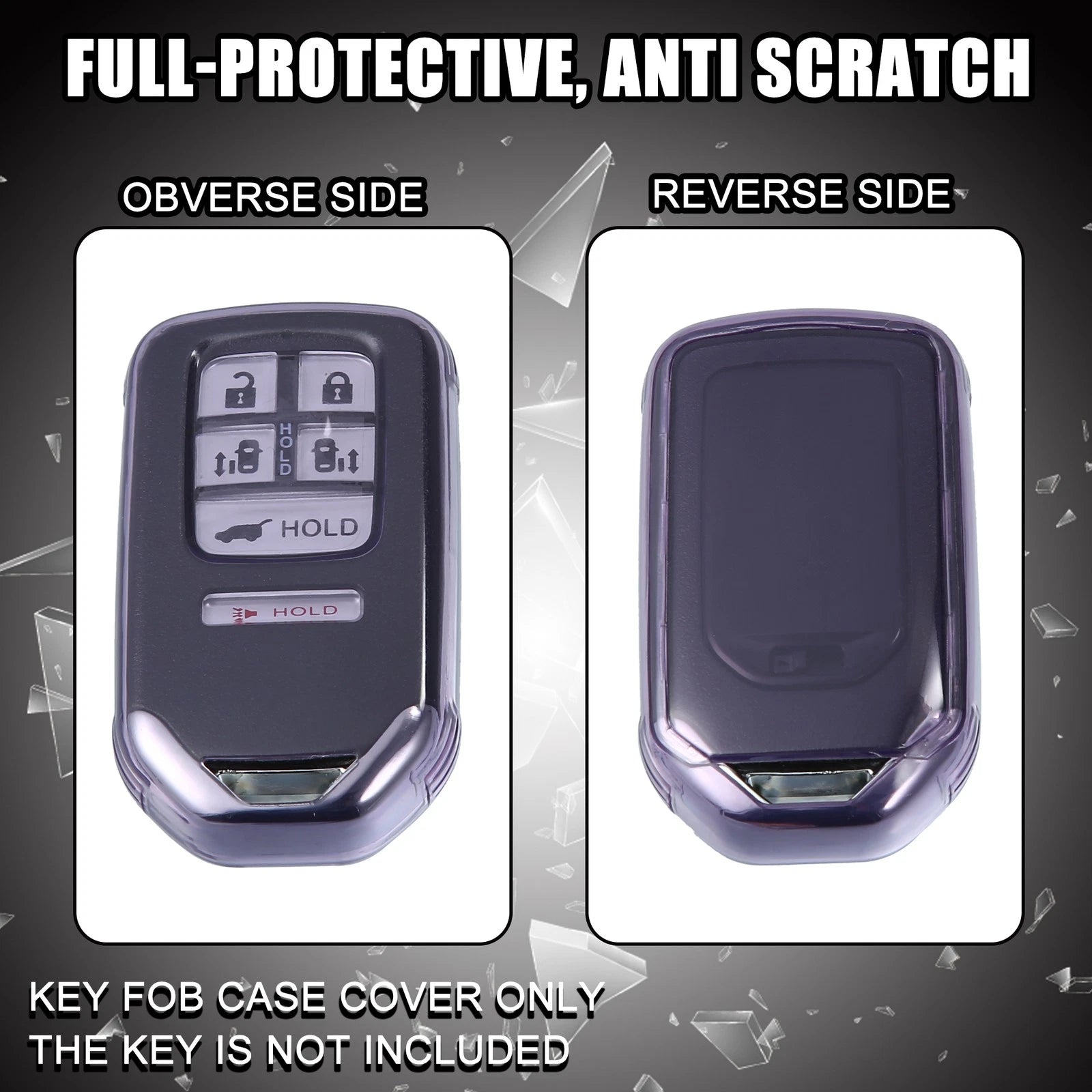 Key Fob Remote Control Cover TPU Shell for Honda 