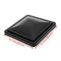 14" x 14" RV Replacement Roof Vent Cover Black (Camper Trailer Vent Cover)