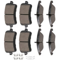Set of 4 Metallic Brake Pads for Audi A4 Quattro A5 Q5 S4 S5