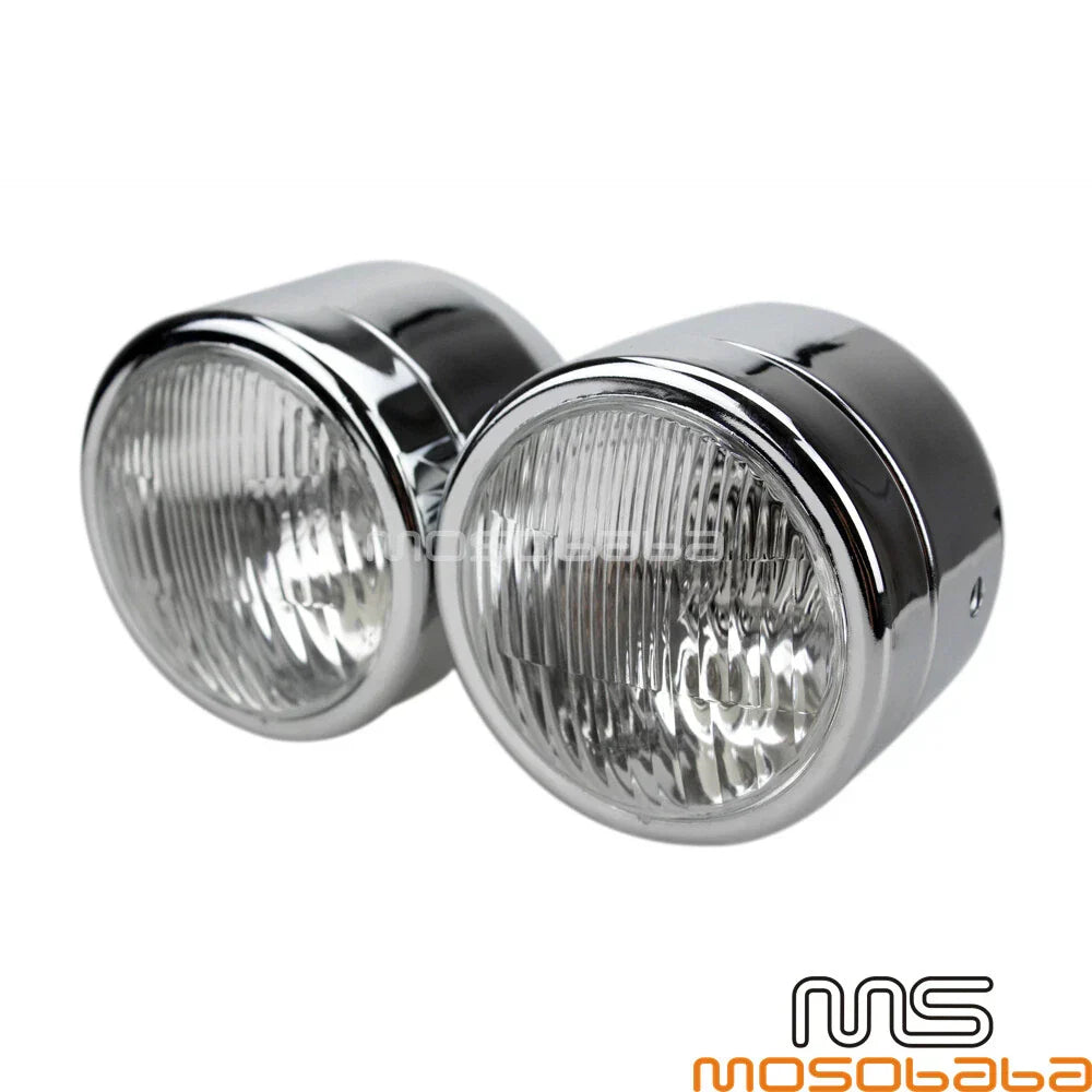 4" Dominator Dual Headlight for Harley Naked Bike