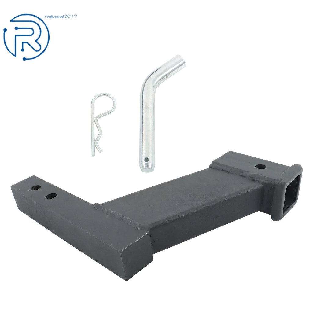 2 Inch Solid Shank Hitch Adapter for Lifted Trucks (10 Inch Drop)