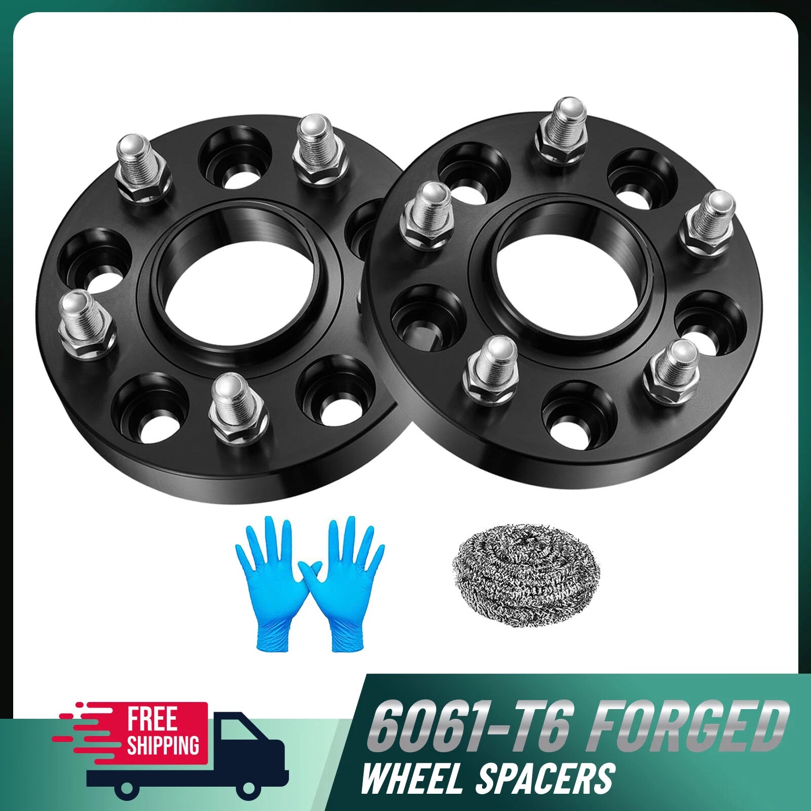 2Pcs 5x120 Hub Centric Wheel Spacers 1" for Chevy Camaro Impala (2010–2016)