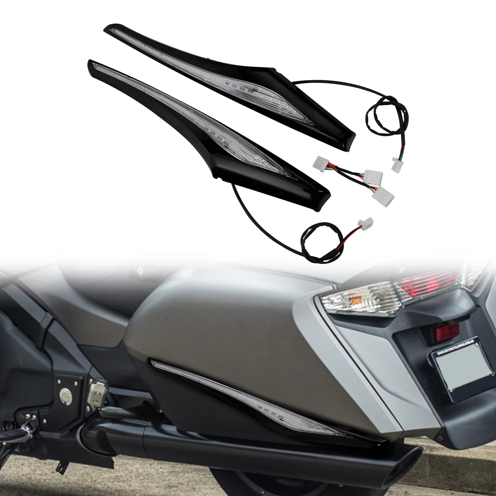 Saddlebag Accent Swoop LED Light for Honda GL1800 (2012–2017) F6B (2013–2017)