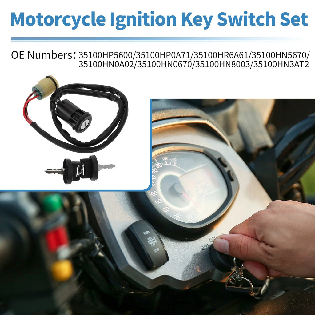 Ignition Key Switch No. 35100HP5600/35100HP0A71 for Honda TRX350TE (2000)