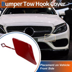Tow Hook Cap for Mercedes-Benz C250 (2012–2015) No.A2048850526 Bright Red