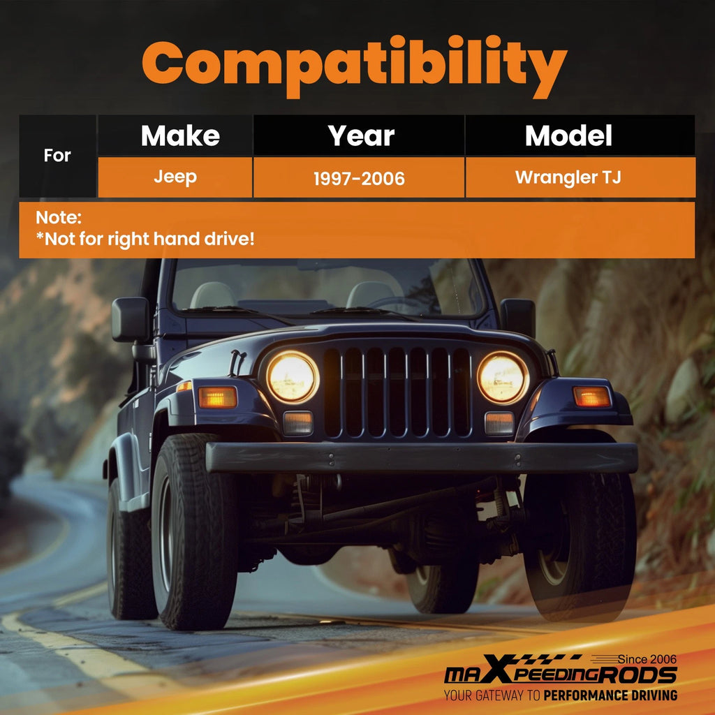 Adjustable Rear Track Bar for Jeep Wrangler TJ (1997–2006) w/1-6" Lift