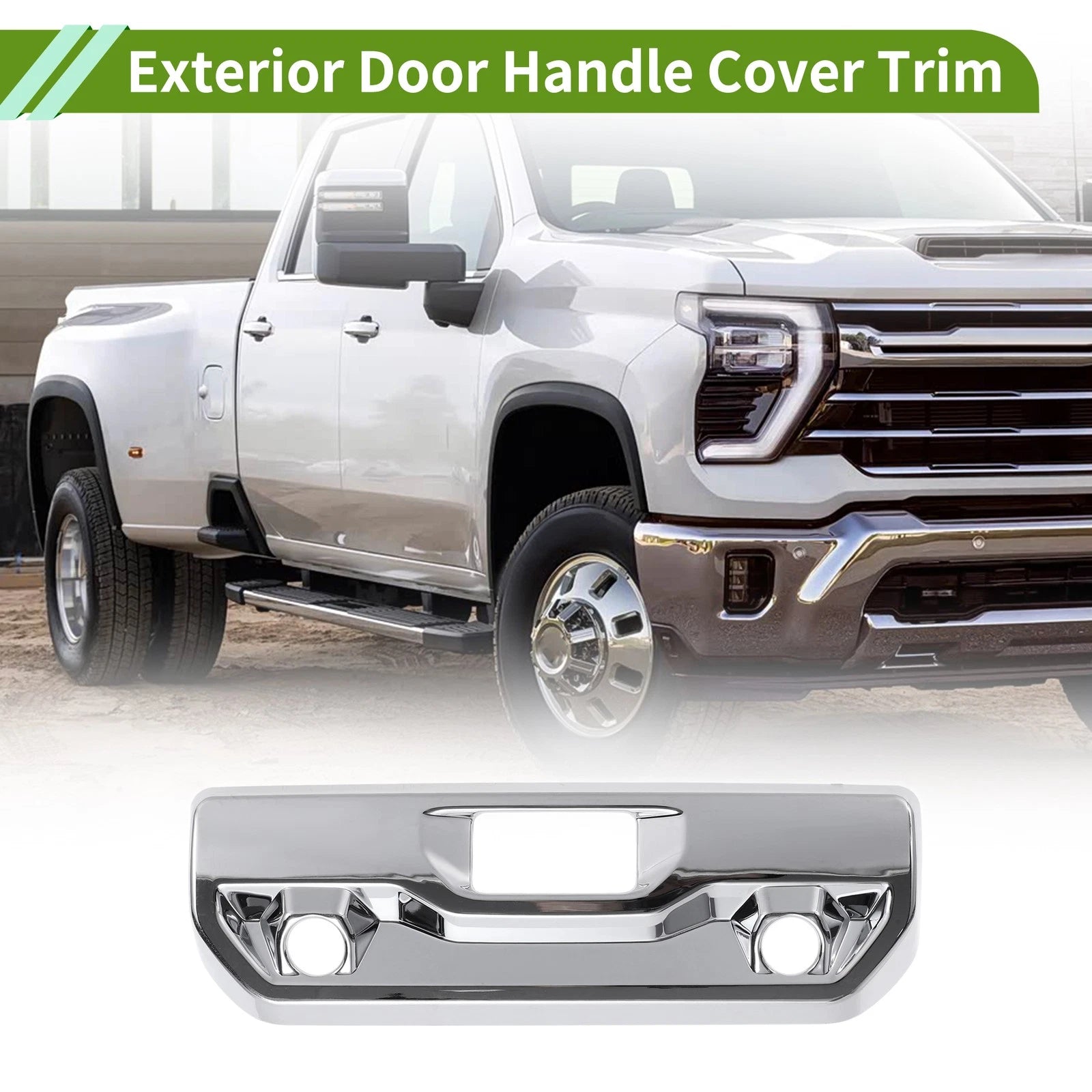 Exterior Door Handle Cover Trim for Chevrolet Silverado 1500 (2019–2024)