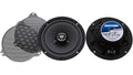 Hogtunes Gen 4 6.5" 2 Ohm Front Speakers Set for Harley Touring (2014–2022)