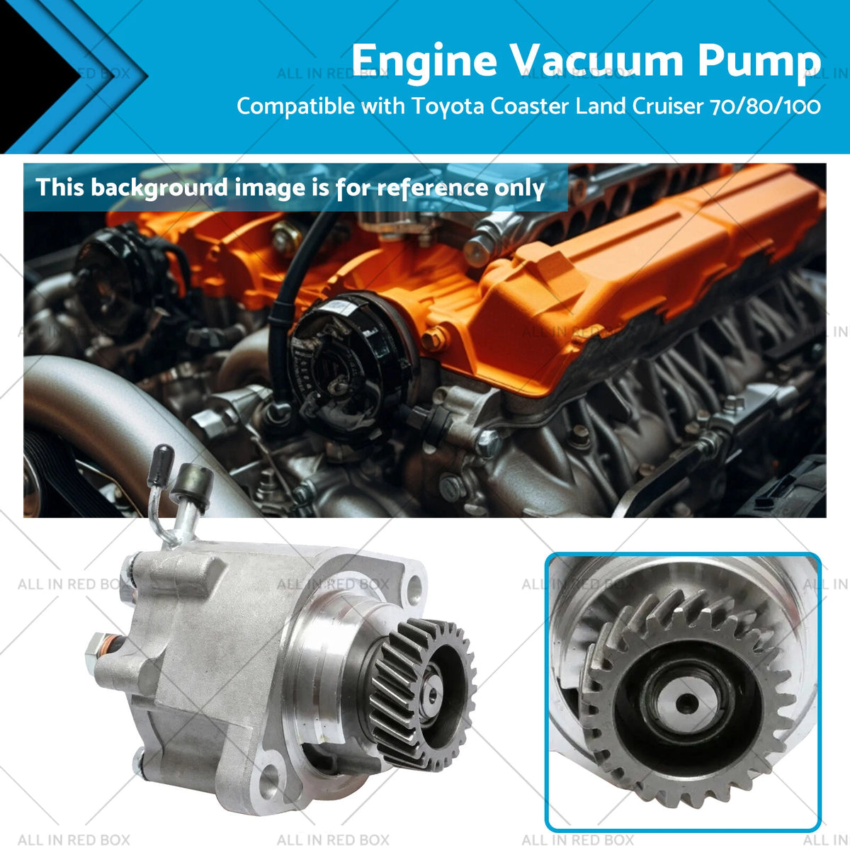 Engine Vacuum Pump for Toyota LandCruiser Coaster (70–100) 1PZ 1HZ