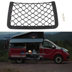 Storage Net Pocket for Campervan Caravan Boat (32x17cm)