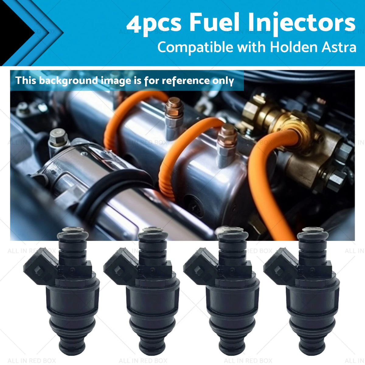 4X Fuel Injectors for Holden Astra AH TS (1998–2007) X18XE Z18XE