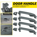 Set of 4 Gray Exterior Door Handles for Toyota Camry (2012–2017)
