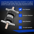 Slide-Out Gear Box Pack Assy 15 Tooth for RV (3"x3" or 2"x3")