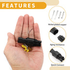 2 Pin Fog Lamp Connector Plug for Volkswagen 