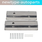 Fabricated Tall Valve Covers 1/4" Billet Rail for Chevy SBC 350 383 400 (1958–1986)