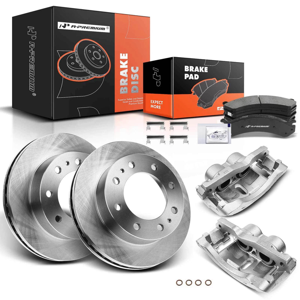 Front Disc Brake Rotor and Pad Set for Chevy Silverado GMC Savana 
