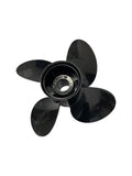 4-Blade Aluminum Propeller 12.5 X 19 RH for Mercury Marine (OEM 8M8026600)