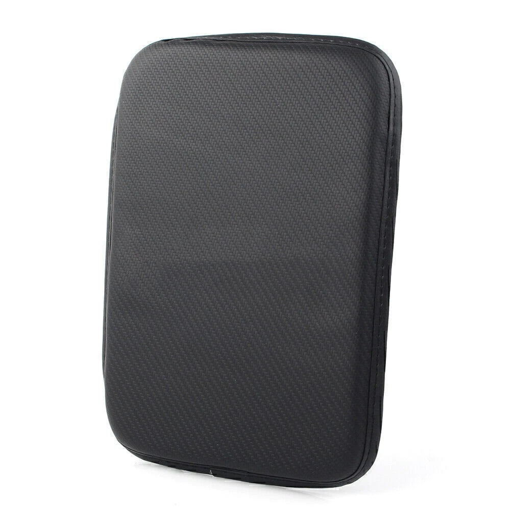 Carbon Center Console Armrest Cushion Mat Pad Cover Universal for Cars