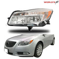 Headlight for Buick Regal (2011–2013) Halogen Chrome Housing Left Side