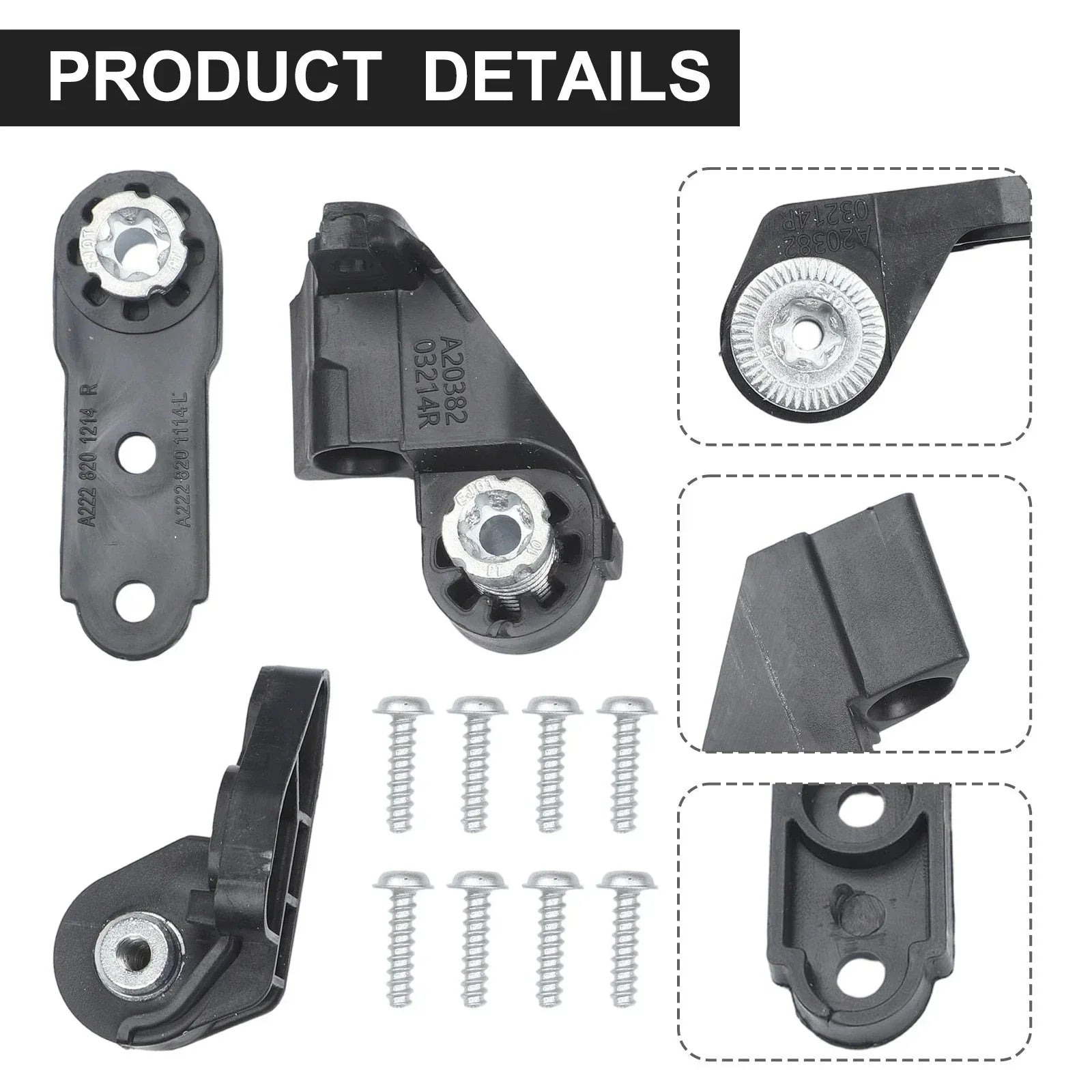 Headlight Bracket ABS Construction Easy To Use