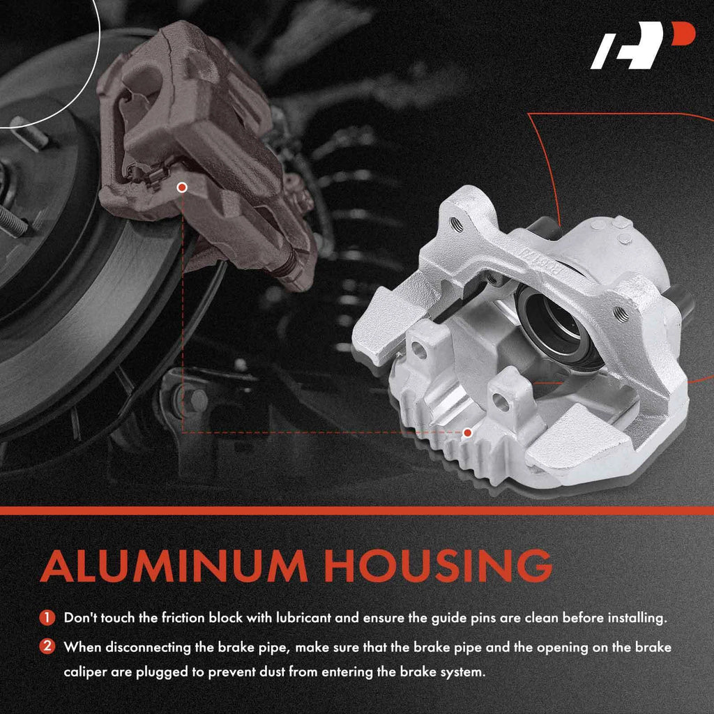 Pair Front Brake Calipers for BMW E90 330i 330xi (2006) E89 Z4