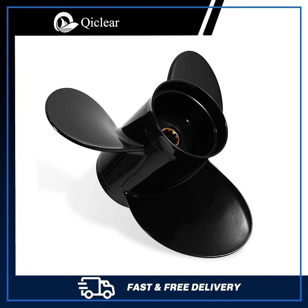 10 1/4 x 14 Aluminum Boat Propeller for Suzuki 20-30HP (10 Spline, RH)