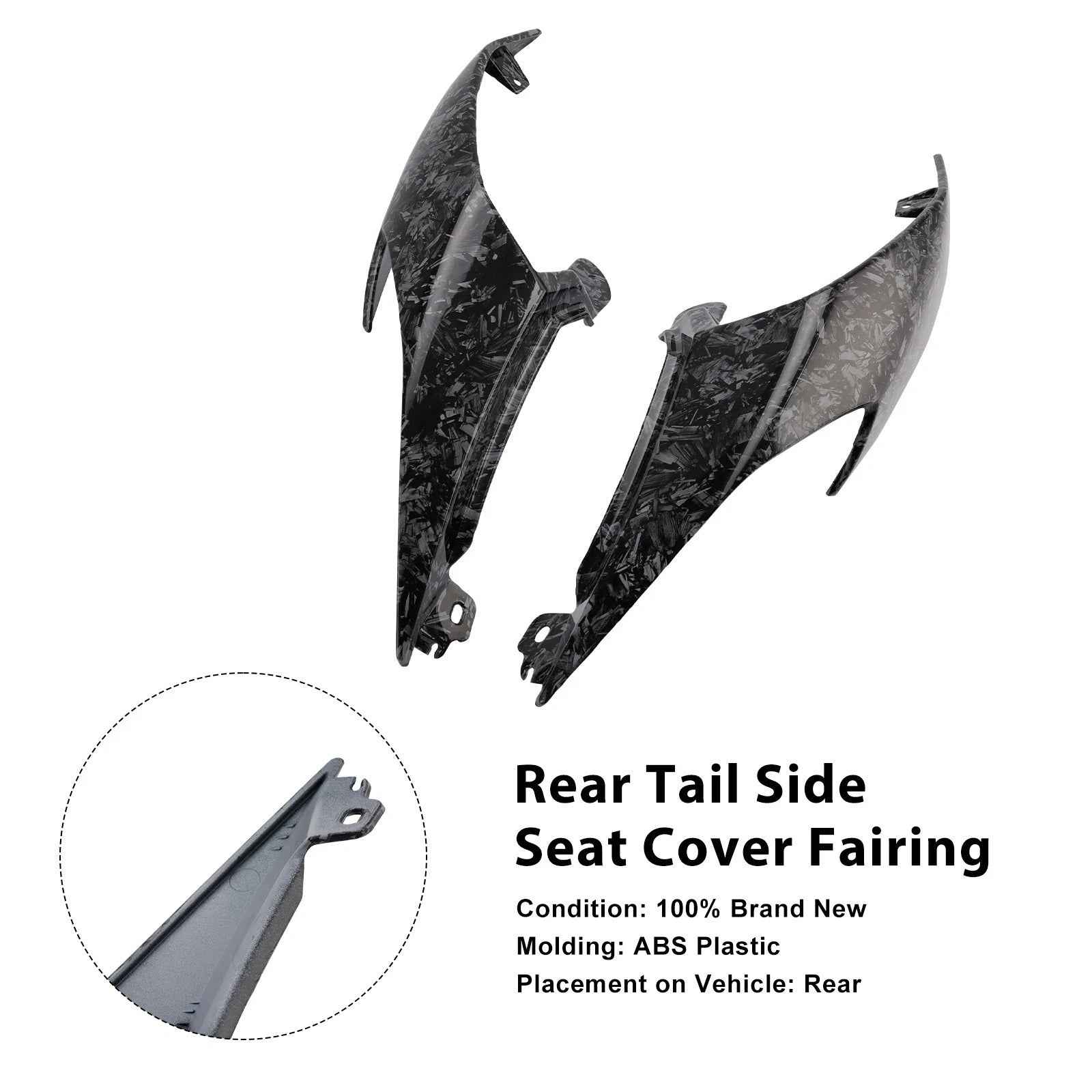 Rear Tail Side Seat Cover Fairing for Street Triple 765 R RS (2020–2025)
