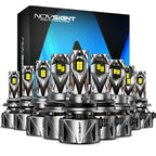 NOVSIGHT LED Headlight Bulbs H11 H4 9005 9006 (60000LM 6000K)