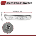 Mirror Turn Signal Light for Hyundai Santa Fe (2013–2018) No. 876133J000 Left Gray Clear