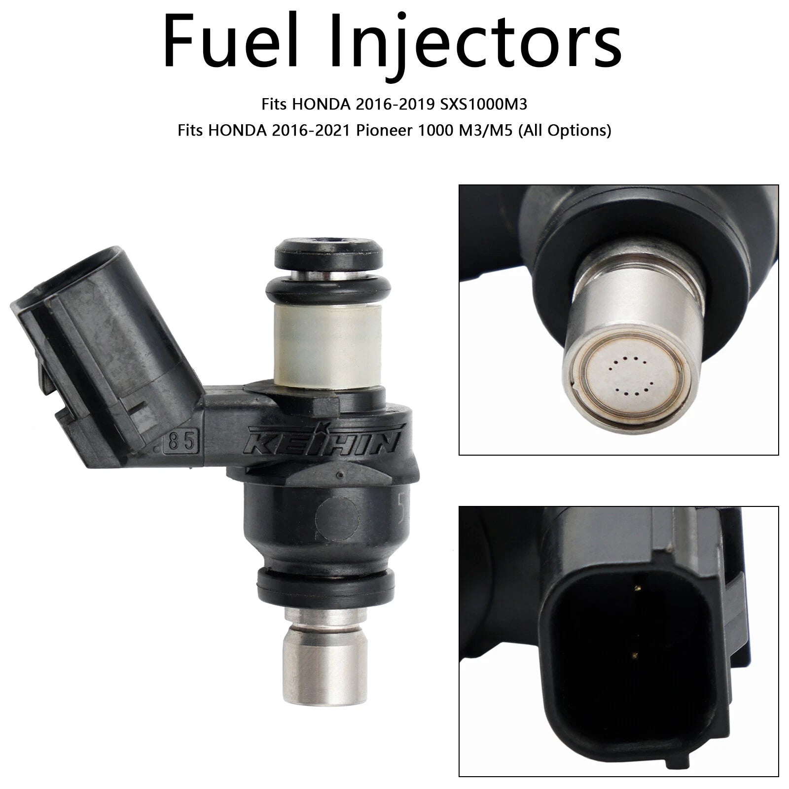 Fuel Injectors for Honda Pioneer 1000 SXS1000 (2016–2023) 16450-HL4-013 16450-HL4-003