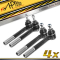Set of 4 Inner & Outer Tie Rod Ends for Chevy Blazer (1996–2005)