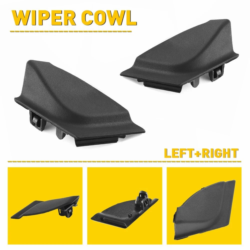 Front Windshield Wiper Side Cowl Extension Cover Trim for Toyota Corolla (2020–2022)