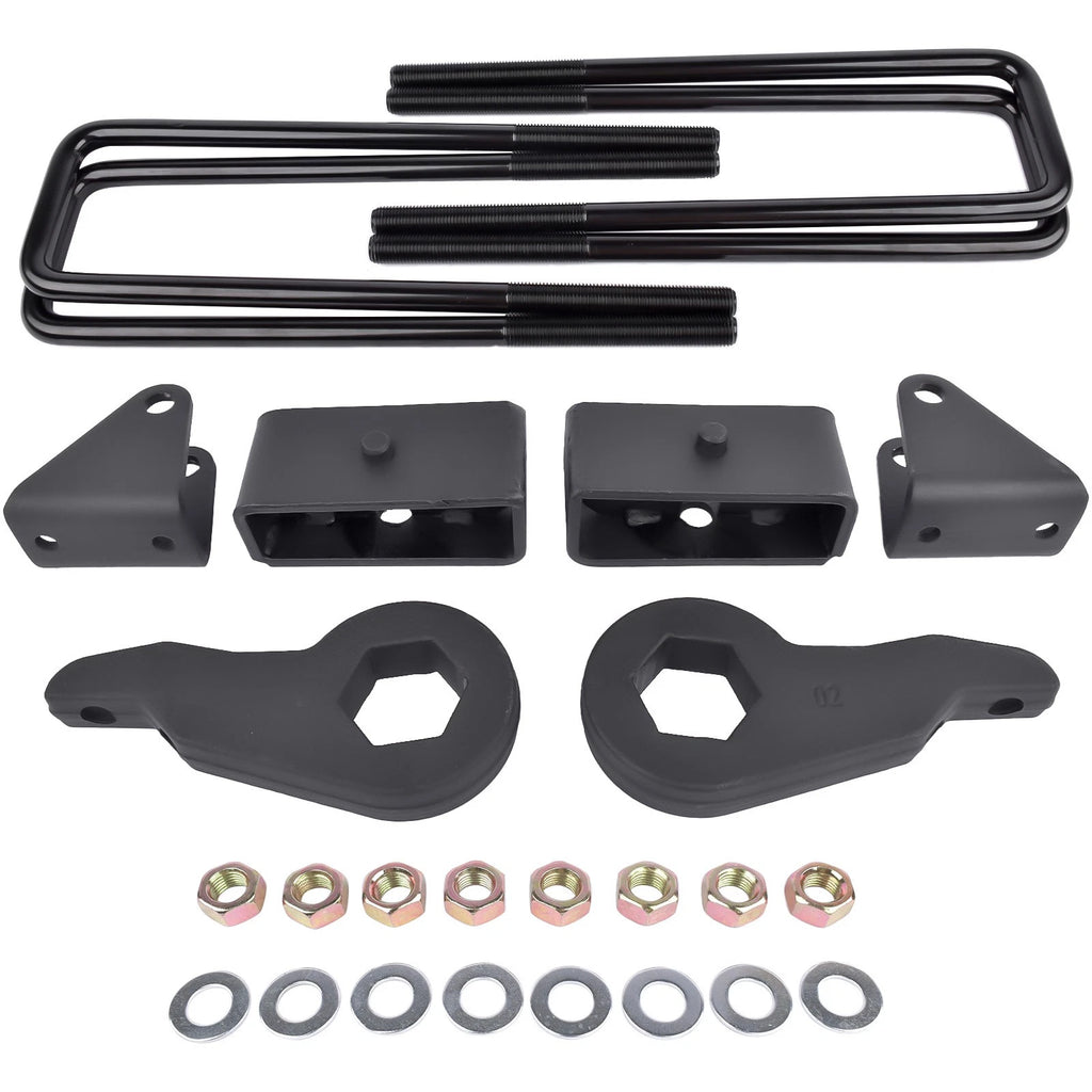 3" Front 2" Rear Leveling Lift Kit for Chevrolet GMC Sierra Silverado (2001–2010)