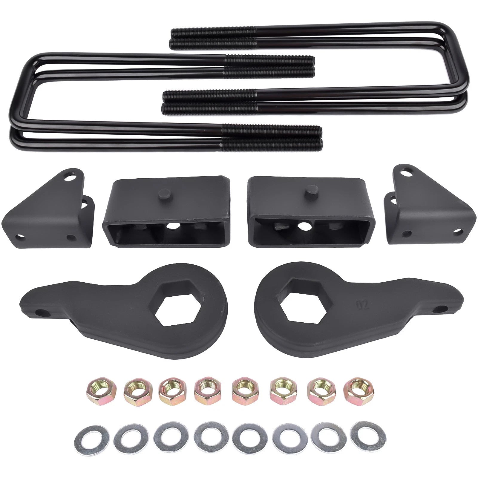 3" Front 2" Rear Leveling Lift Kit for Chevrolet GMC Sierra Silverado (2001–2010)
