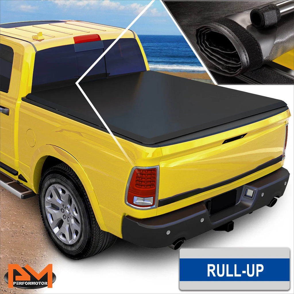 Vinyl Soft Top Roll-up Tonneau Cover + Clamp for Jeep Gladiator JT (2020–2023)