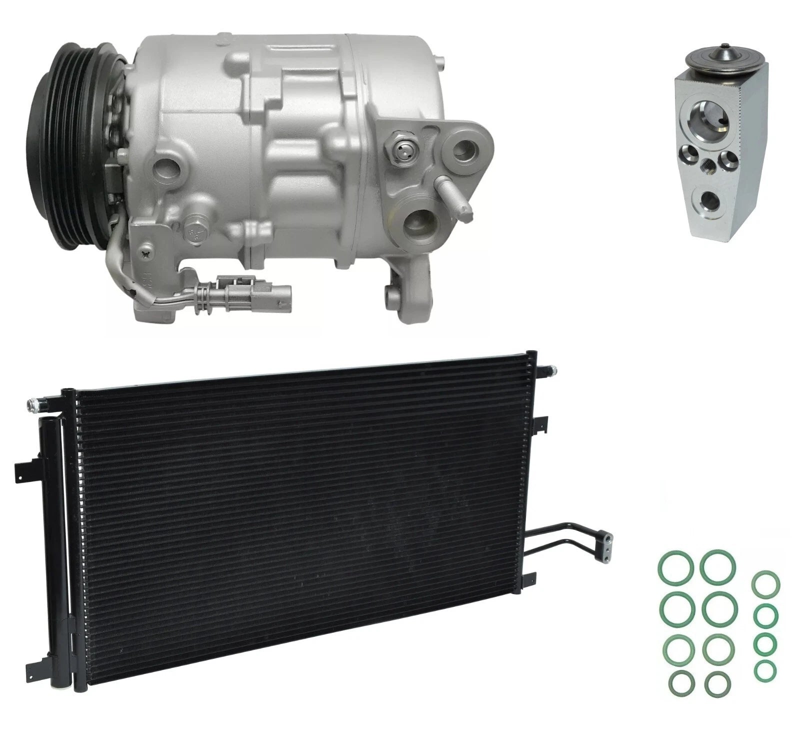 A C Compressor Kit With Condenser for Cadillac Escalade 6.2L (2020–2020)
