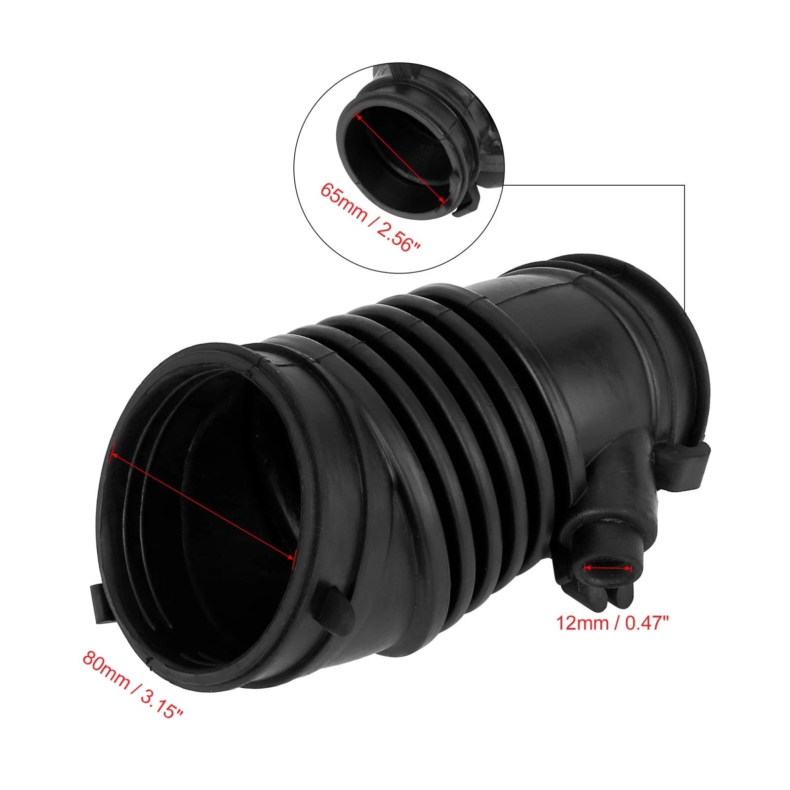 Engine Air Intake Tube Hose Pipe Rubber for Honda RM1 RM2 (2017–2021)