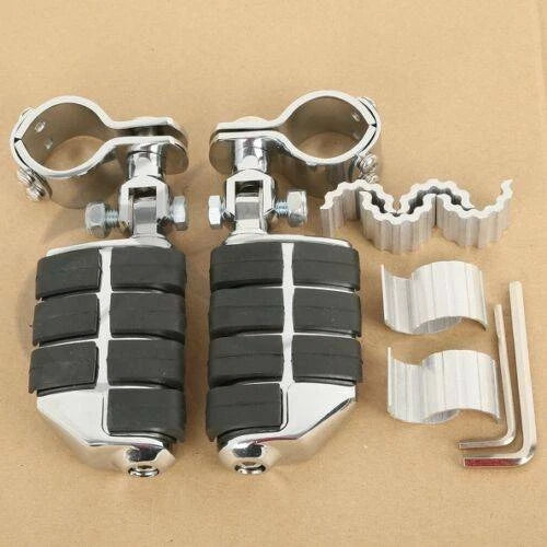 Chrome Highway Bar Foot Peg for Harley Sportster 883 (1986–2023)