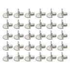 Set of 4 Plastic Alloy Shelf Supports for Cabinets Bookcases 5mm