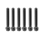 6pcs M10x50mm Titanium Torx Head Flange Screws for Motorcycle Bike