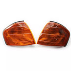 Pair Amber Front Corner Parking Signal Lights for Mercedes C-Class W202 (1994–2000)